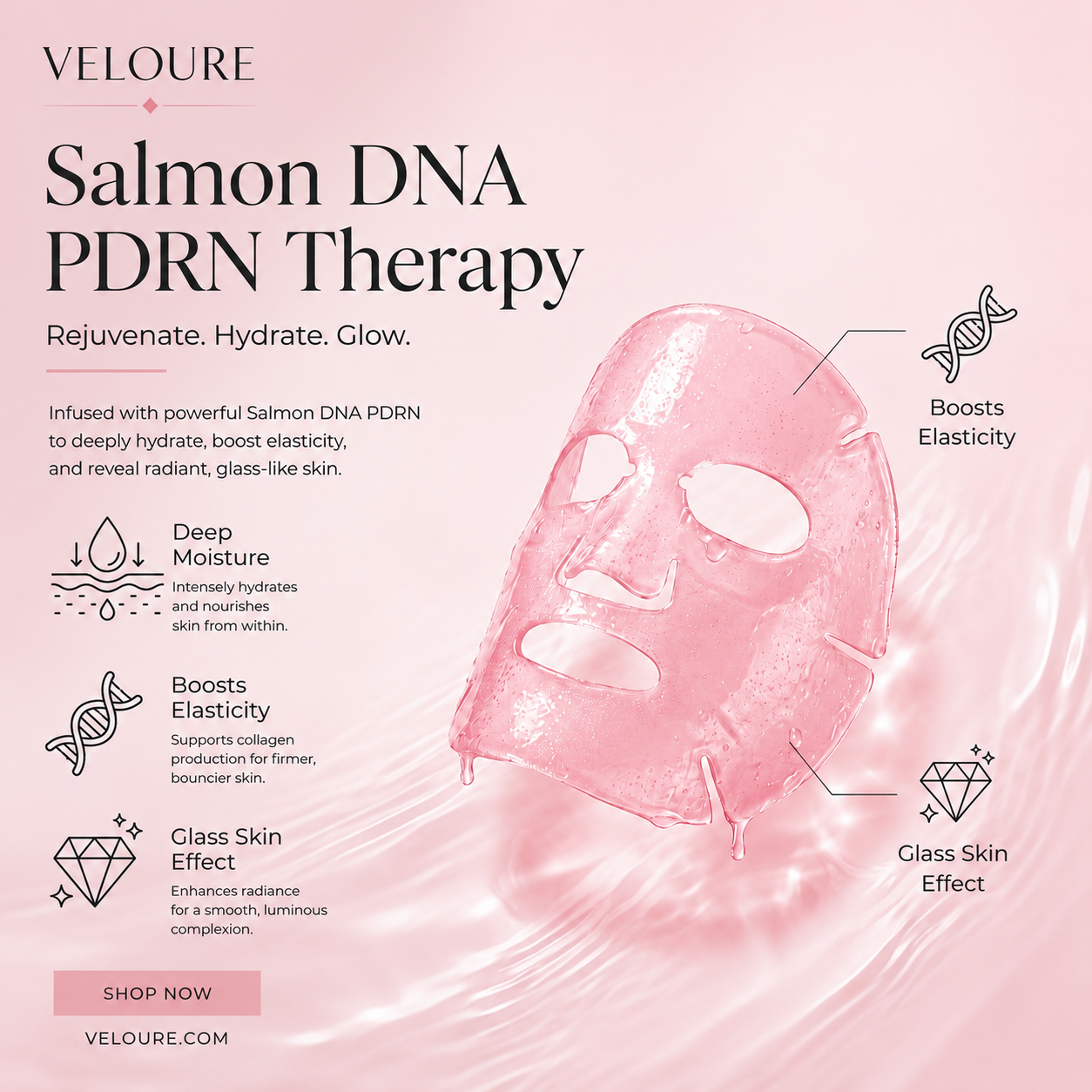 Salmon DNA PDRN Therapy Mask