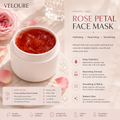 Veloure Rose Petal Face Mask